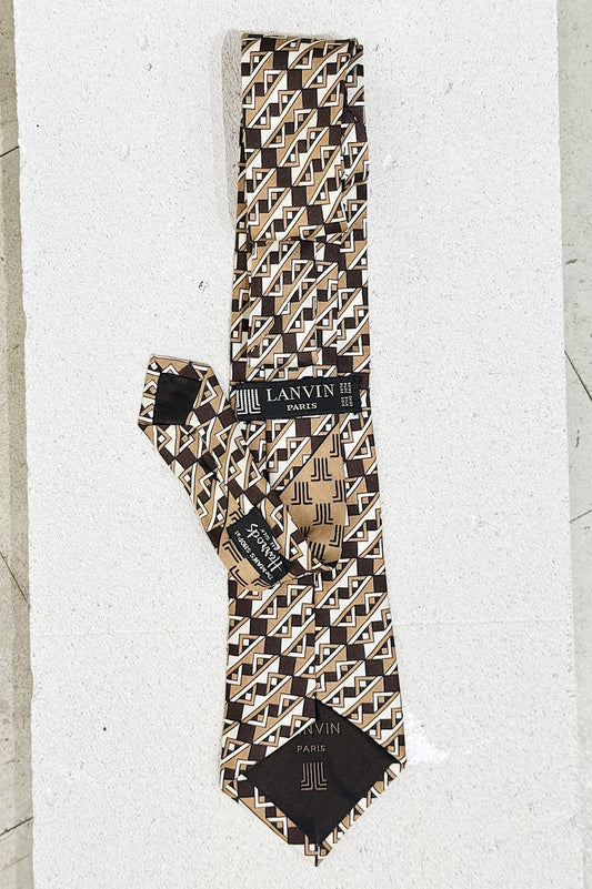 LANVIN HARRODS SILK TIE