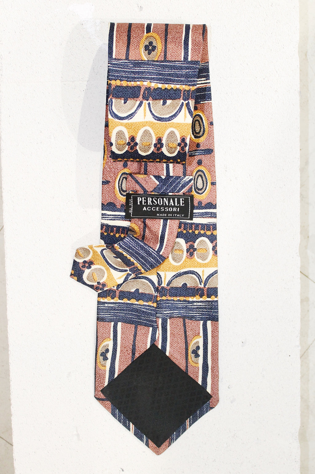 GEOMETRIC SILK TIE