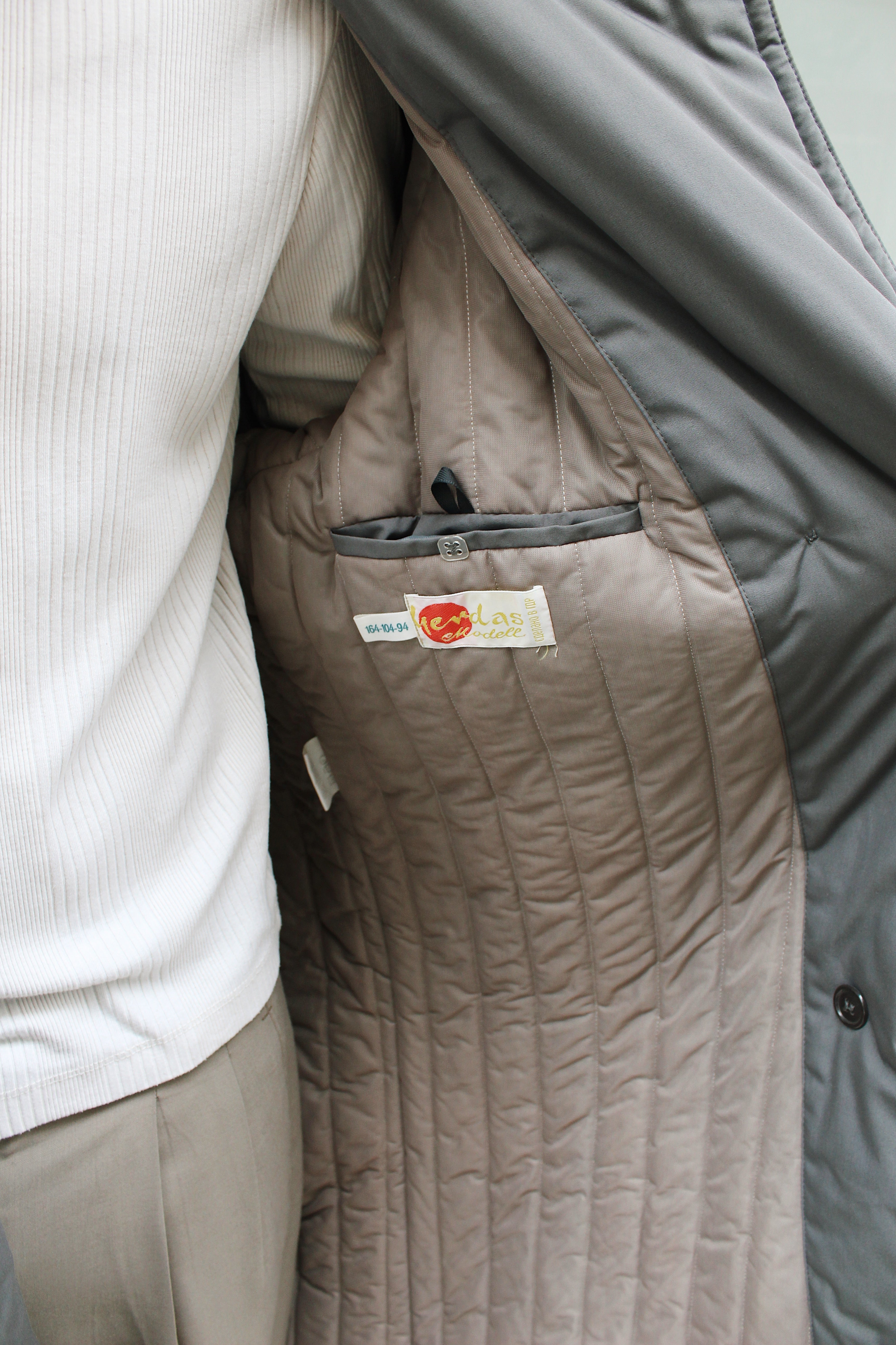 Puffer Gray Trench