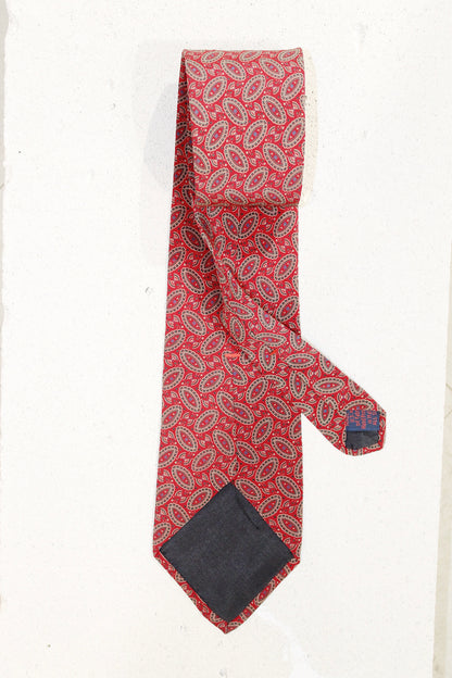 GEOMETRIC SILK TIE
