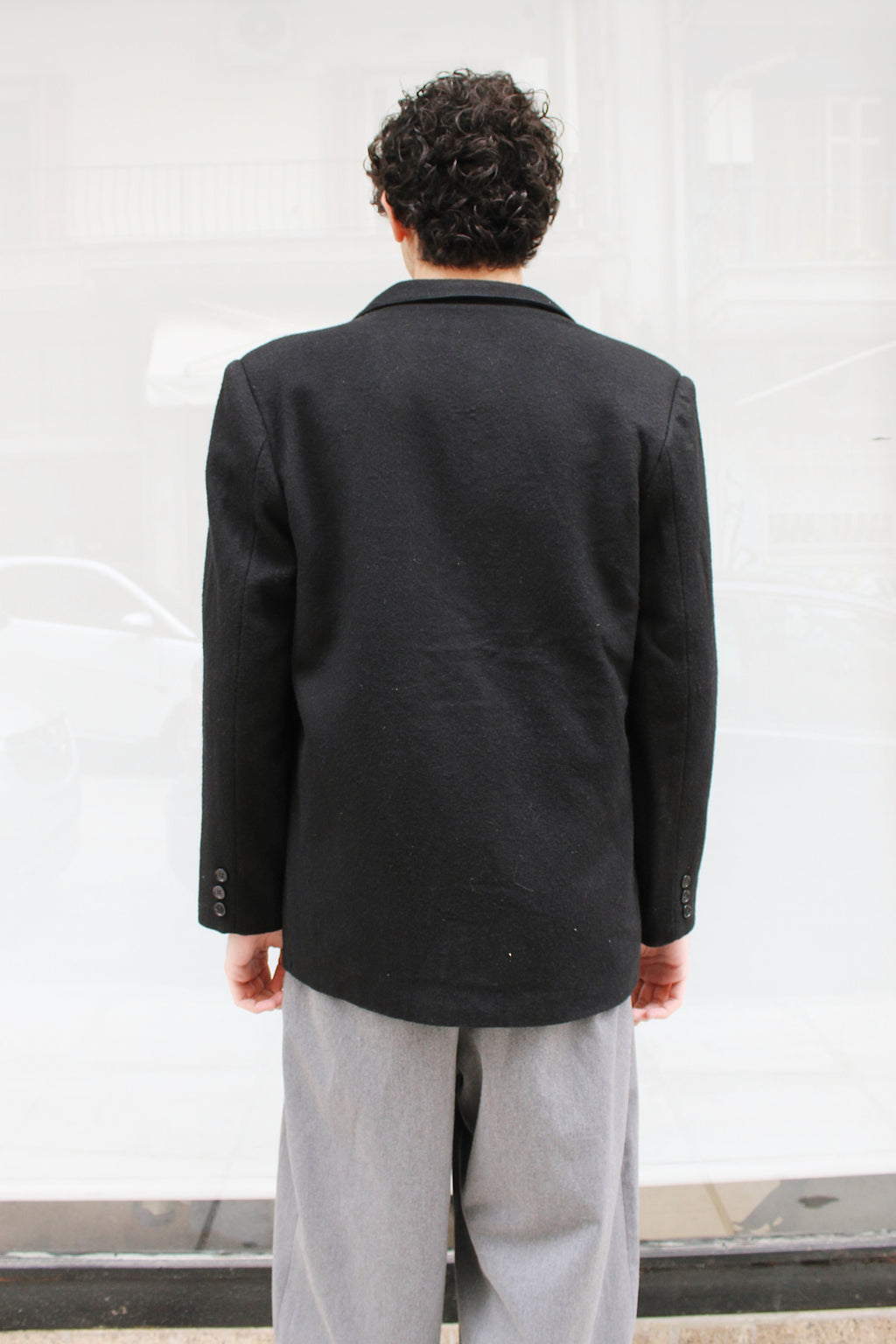 Black Woolen Blazer