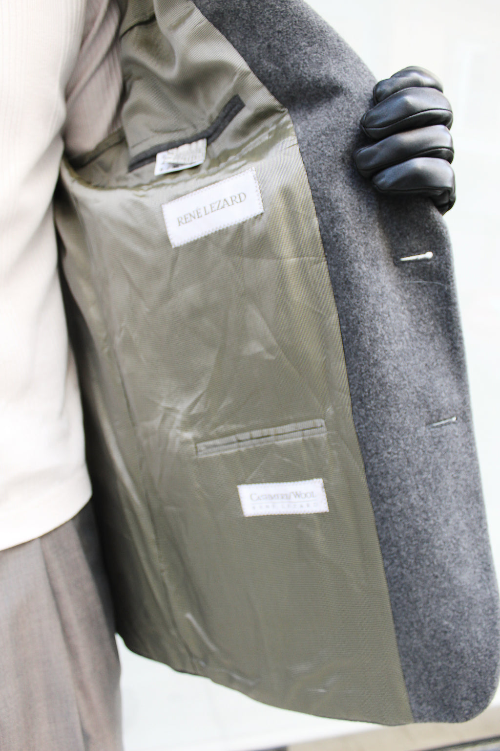 Gray Wool Blazer