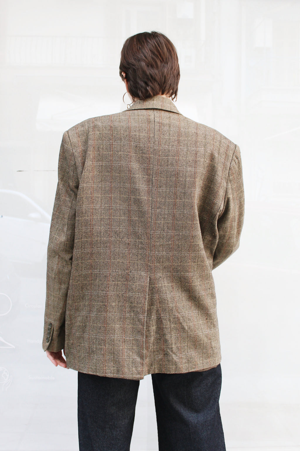 Ckeckered Blazer