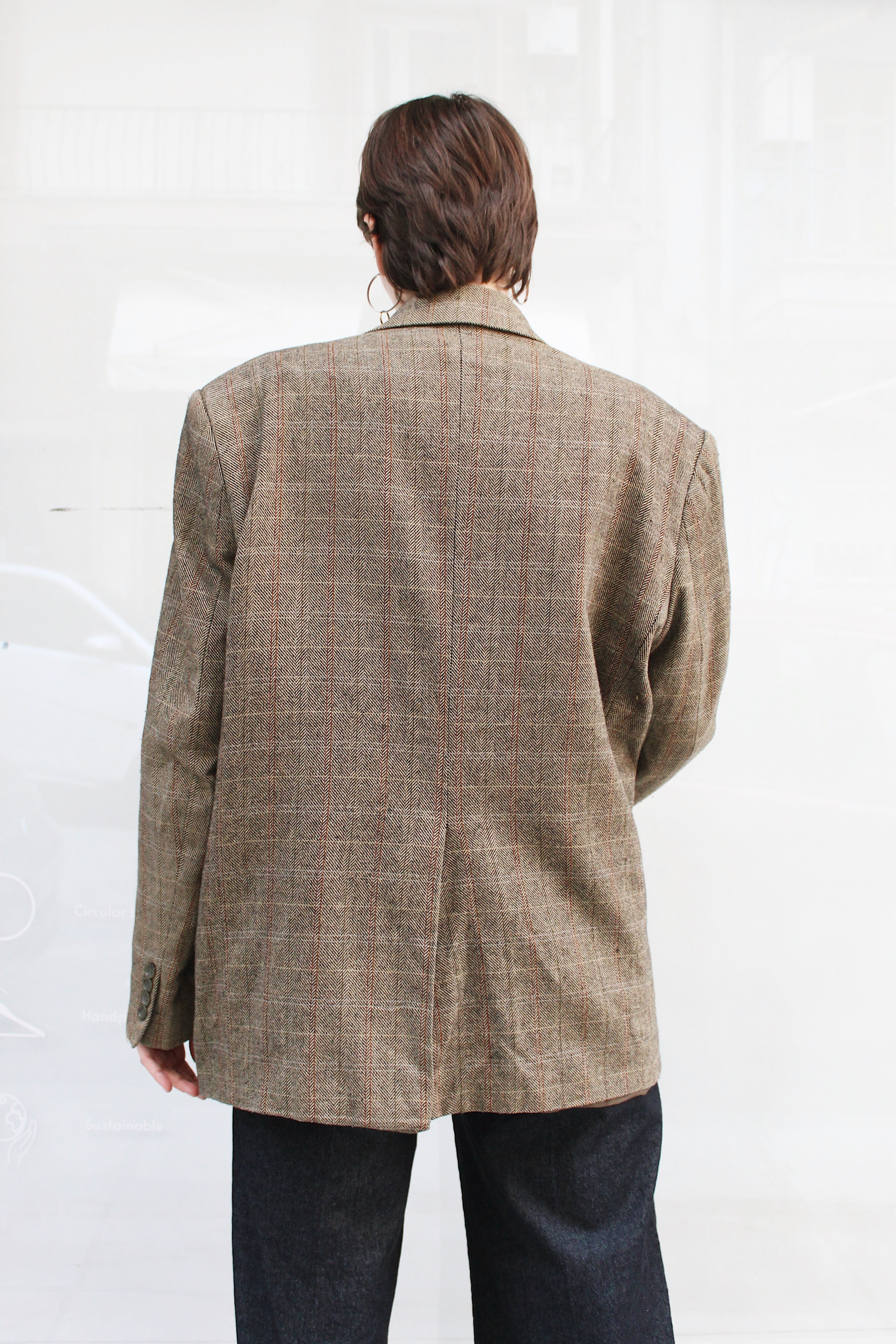 Ckeckered Blazer