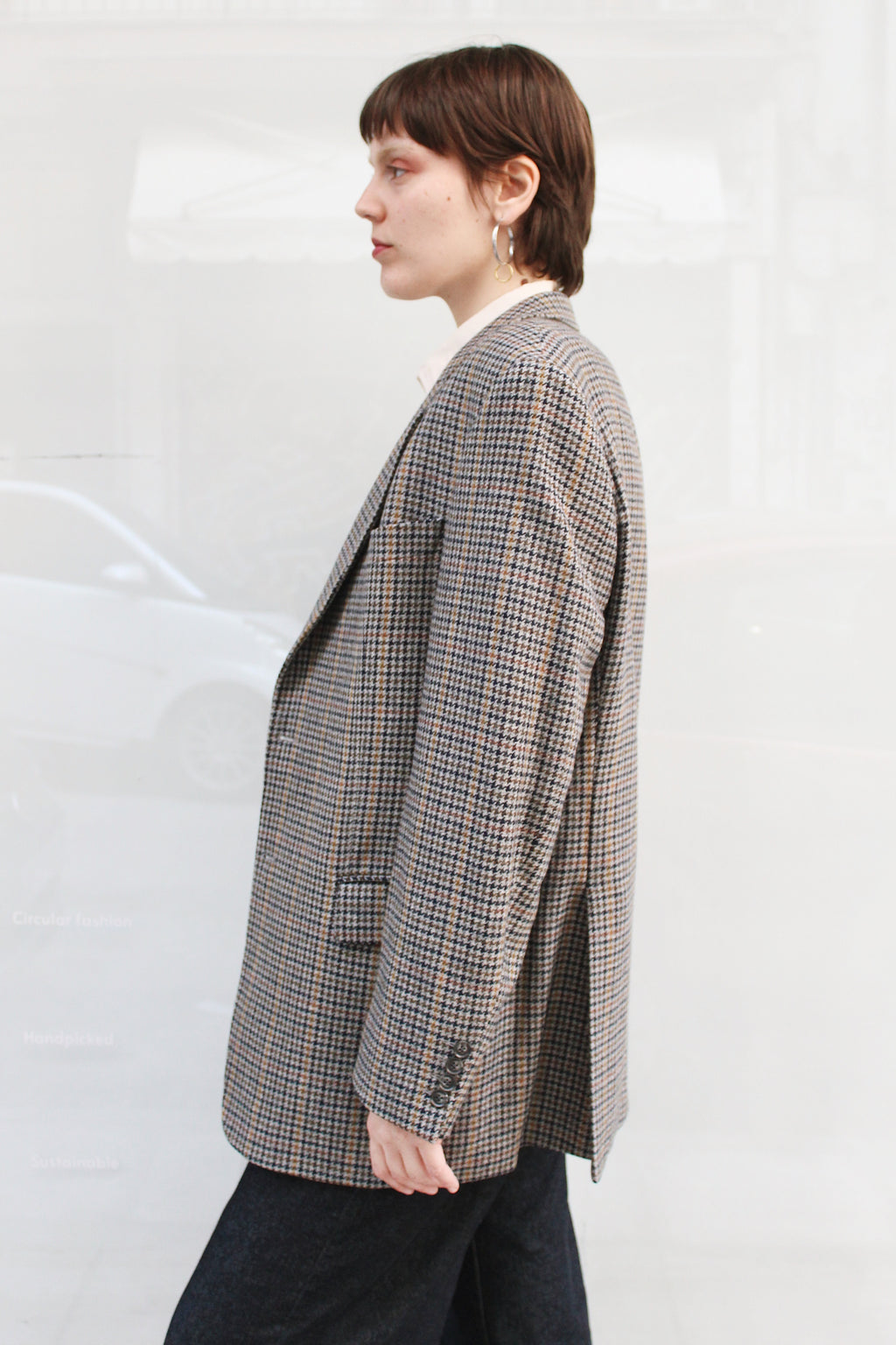 Ckeckered Blazer