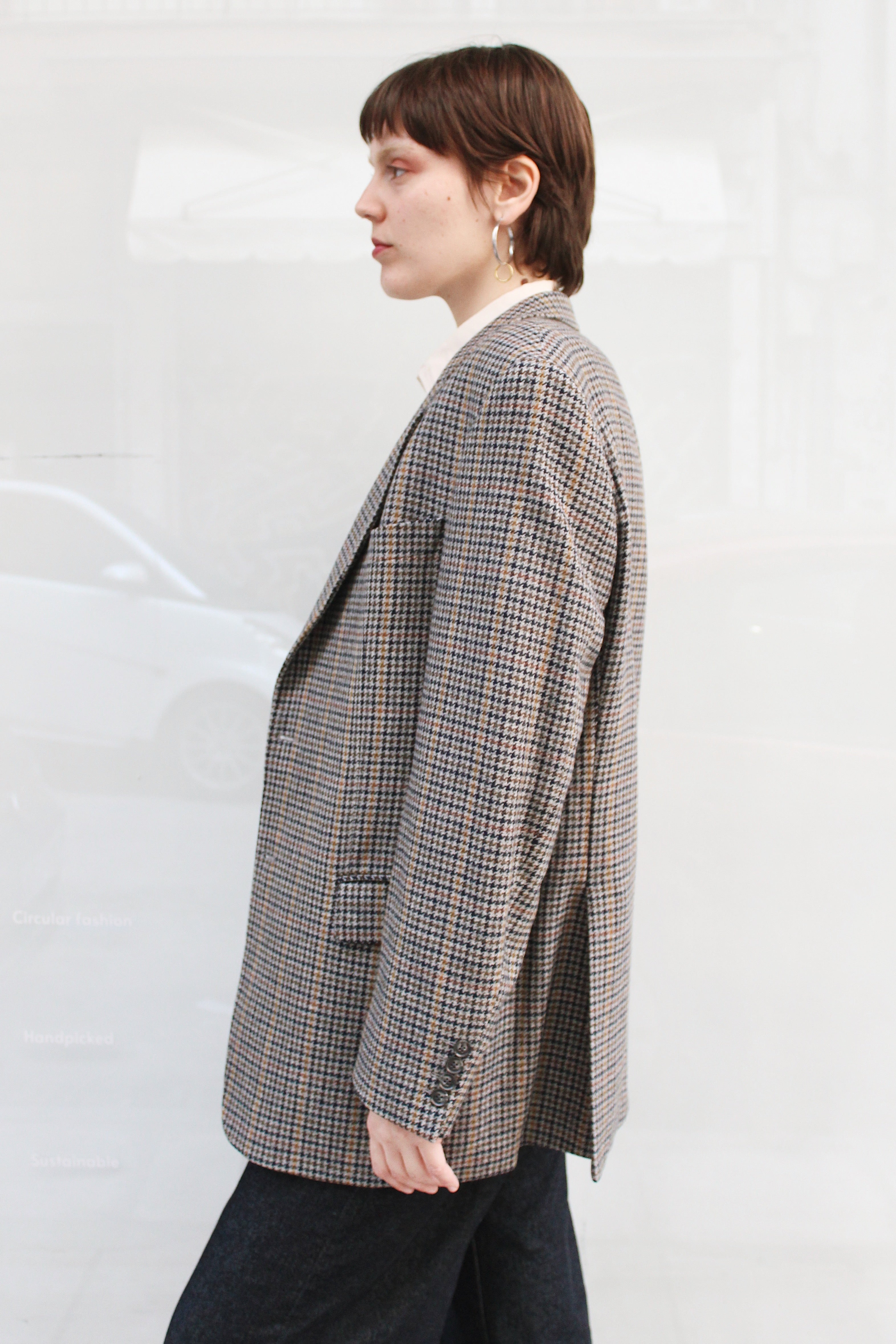 Ckeckered Blazer