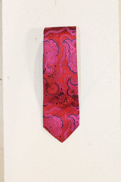 GEOMETRIC SILK TIE