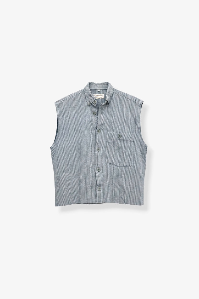 Gray Cropped Vest