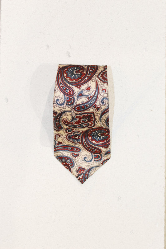 GEOMETRIC SILK TIE