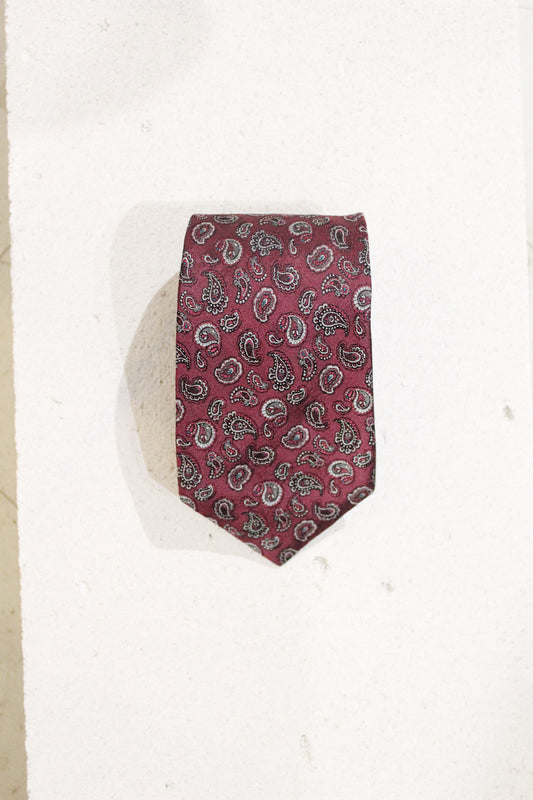 GEOMETRIC SILK TIE