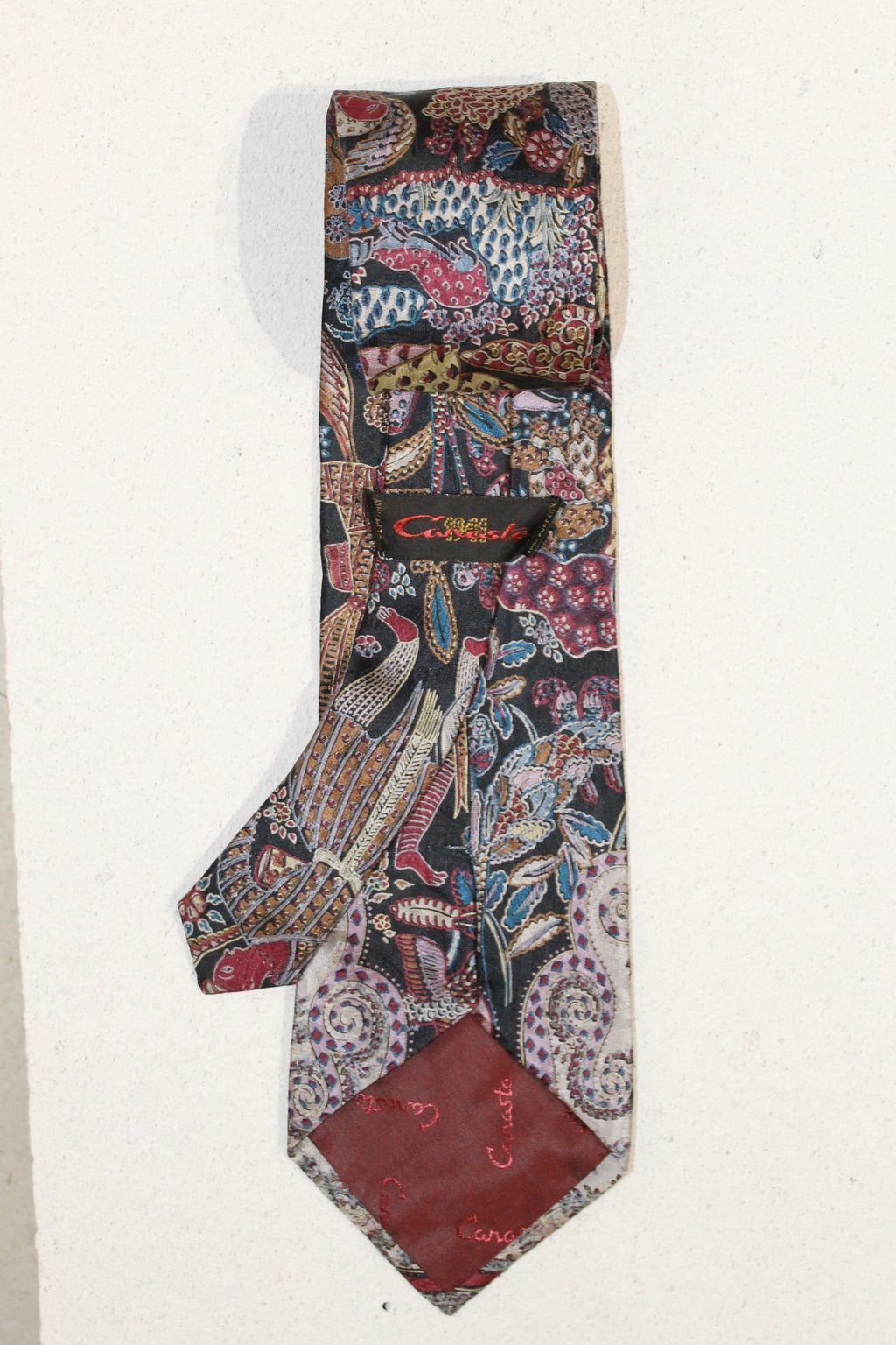GEOMETRIC SILK TIE