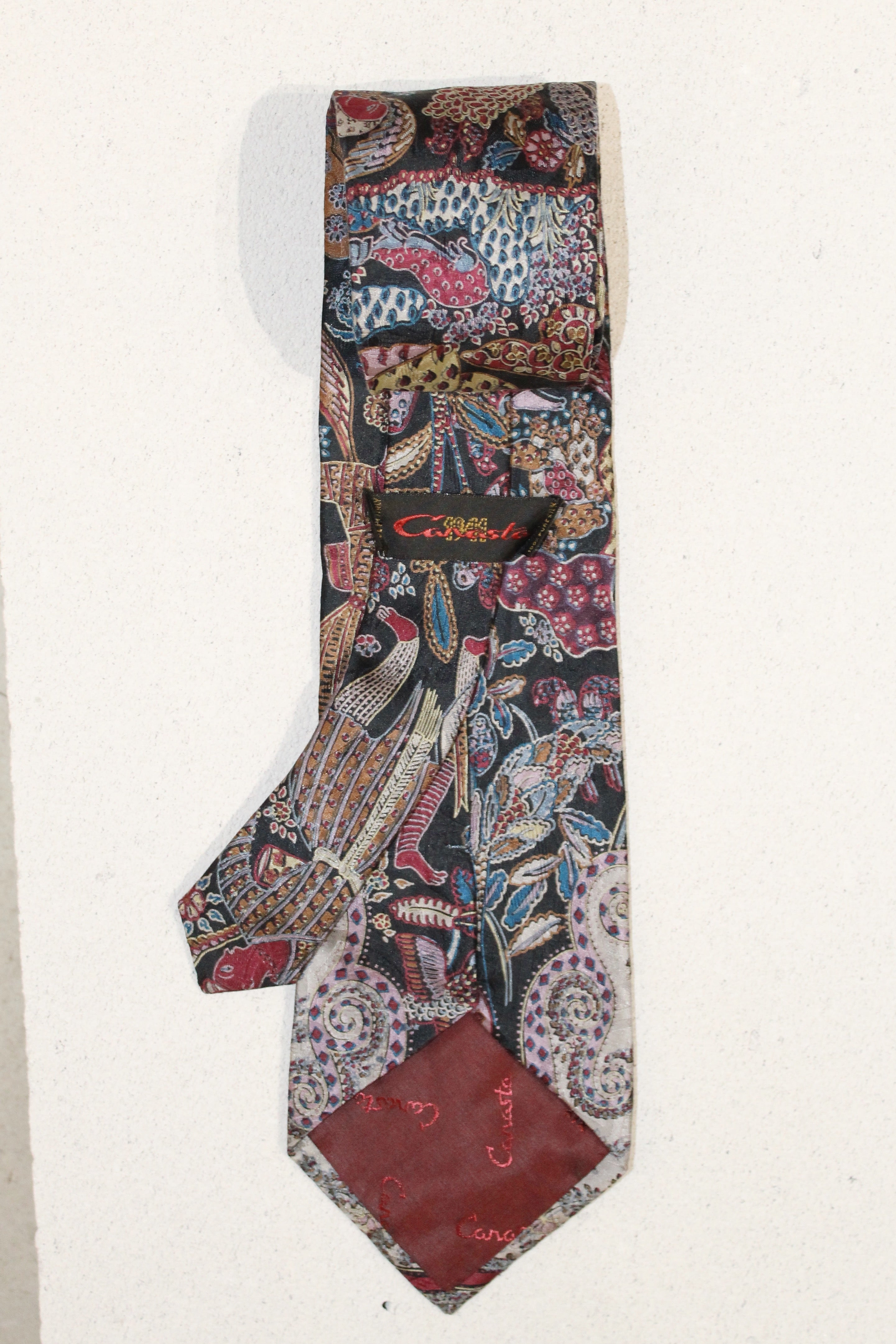 GEOMETRIC SILK TIE