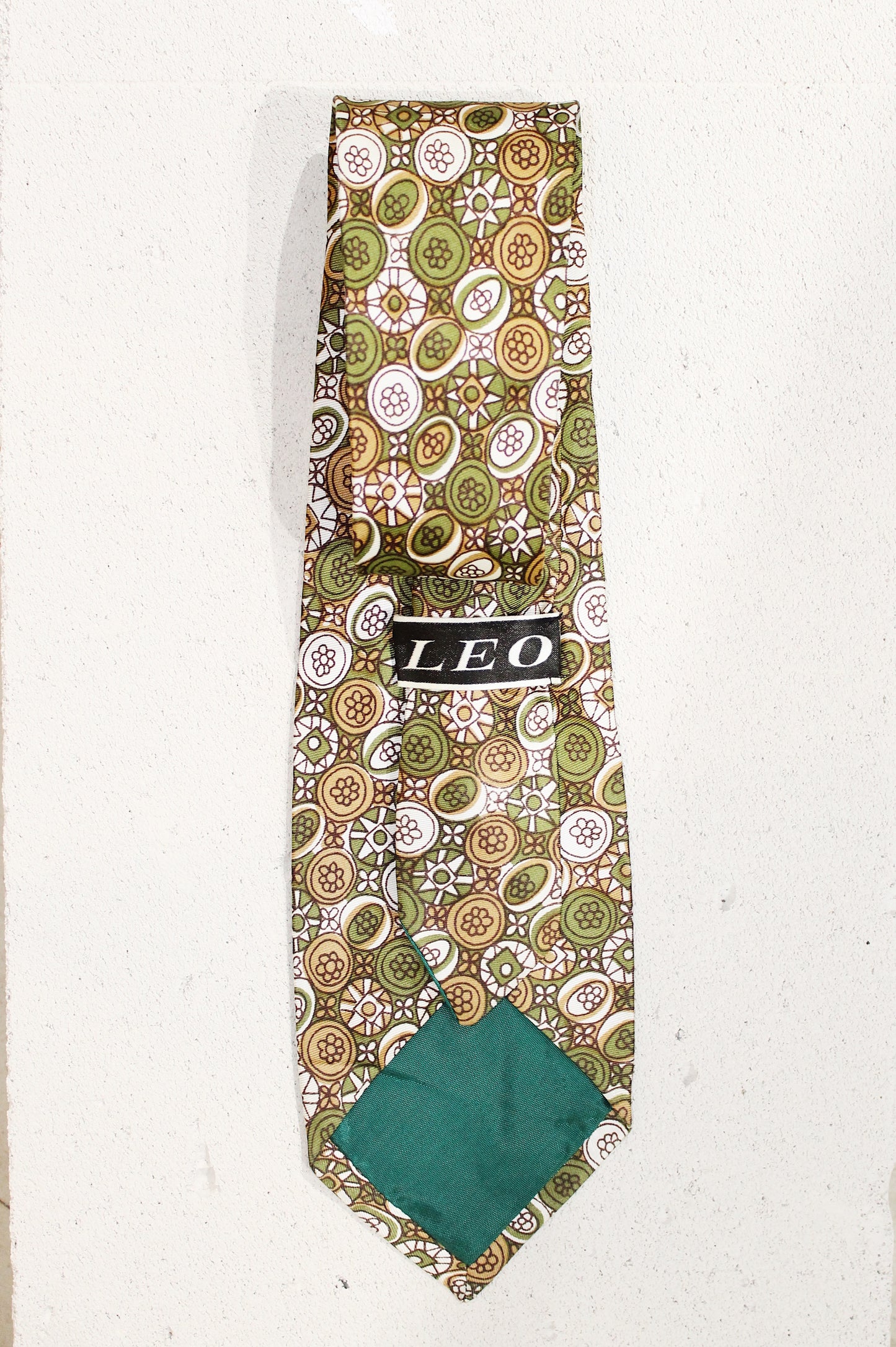 GEOMETRIC SILK TIE