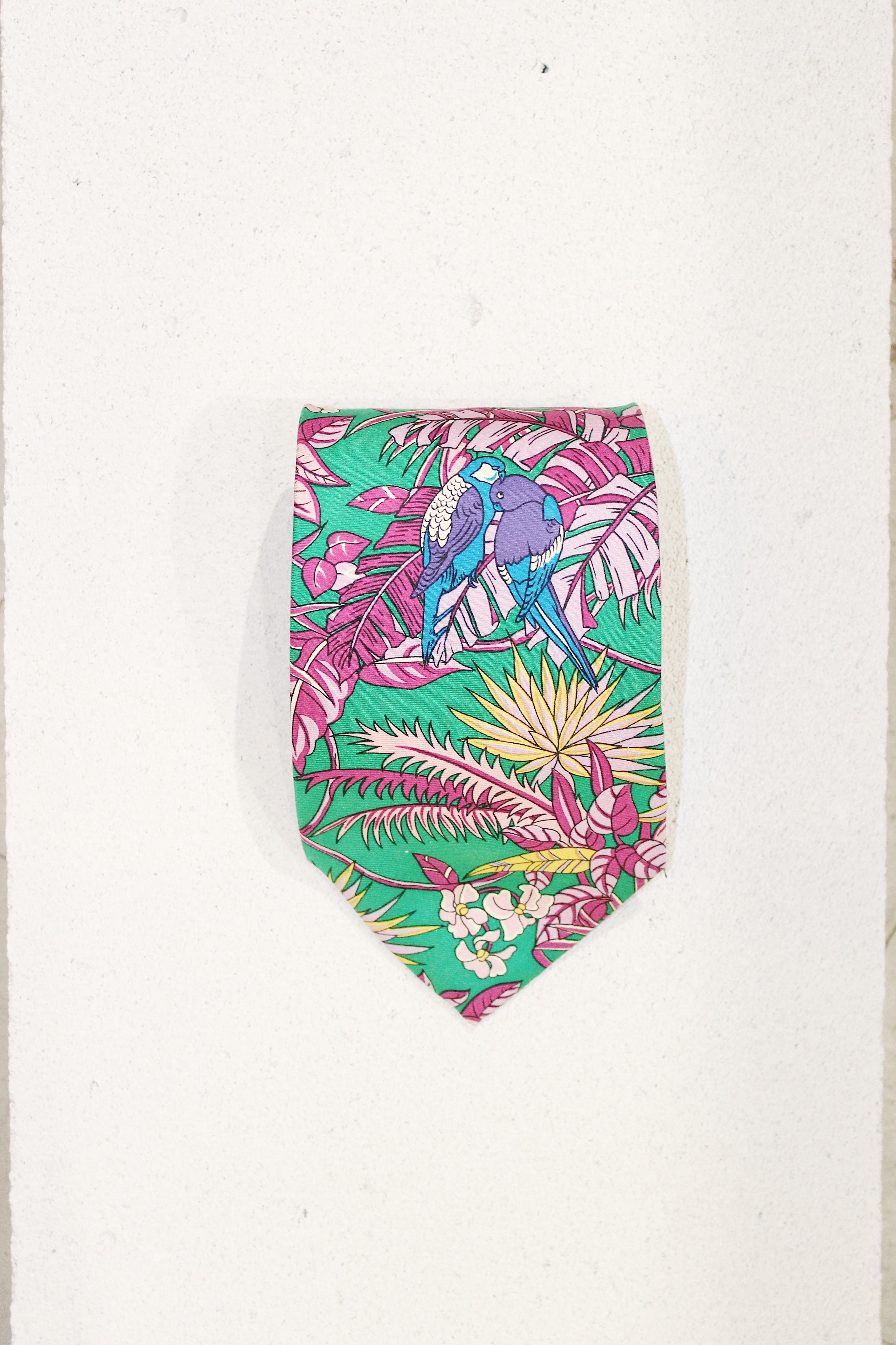 GEOMETRIC SILK TIE