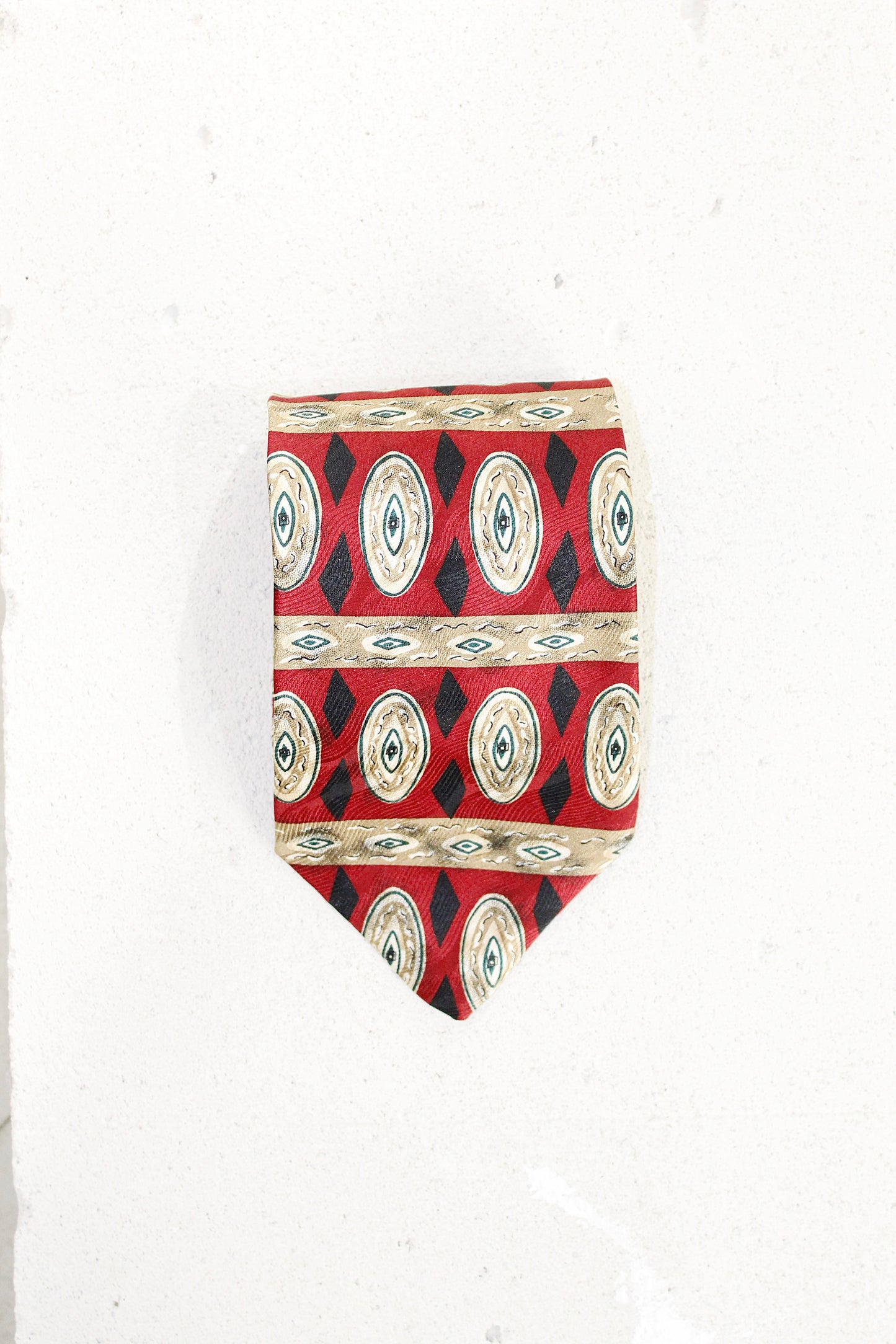 GEOMETRIC SILK TIE