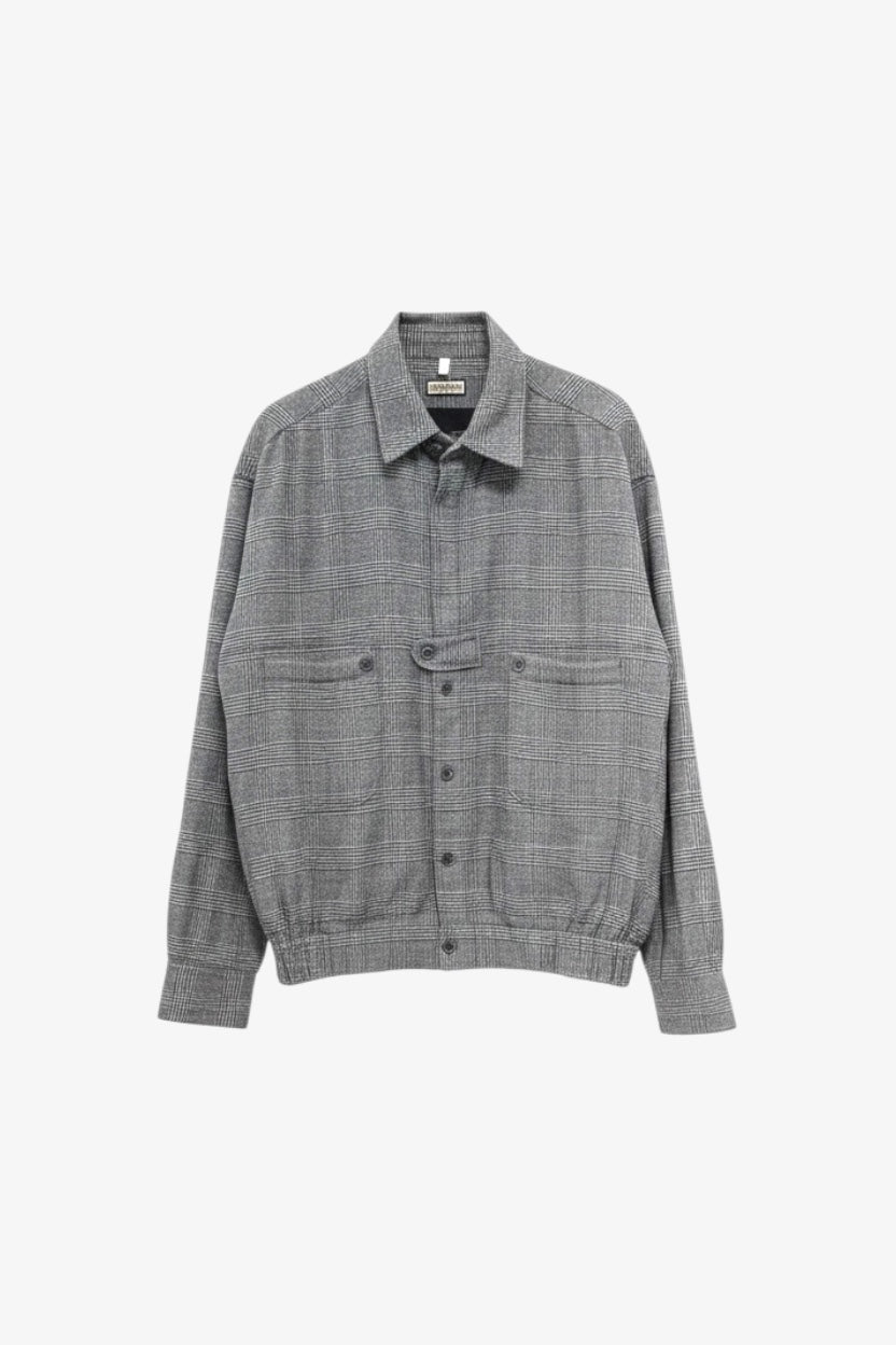 Plaid Gray Overshirt