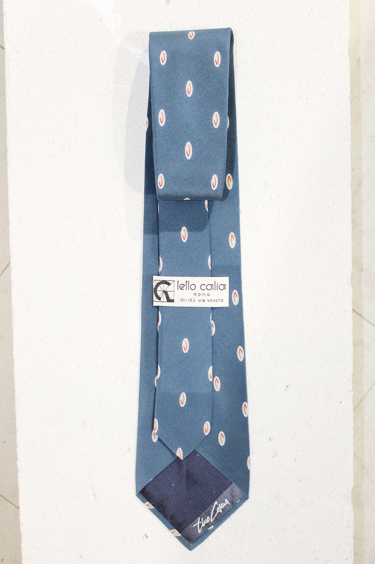 GEOMETRIC SILK TIE