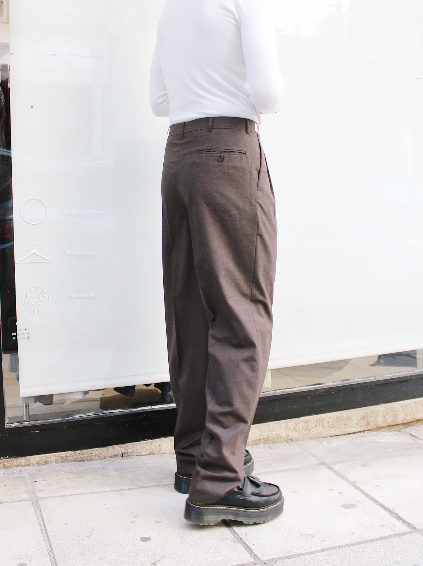 BROWN OFFICE PANTS