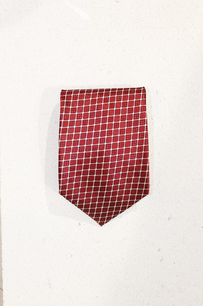 GEOMETRIC SILK TIE