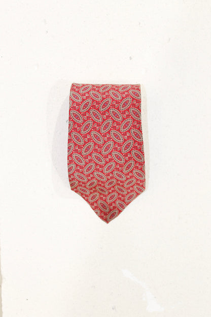 GEOMETRIC SILK TIE
