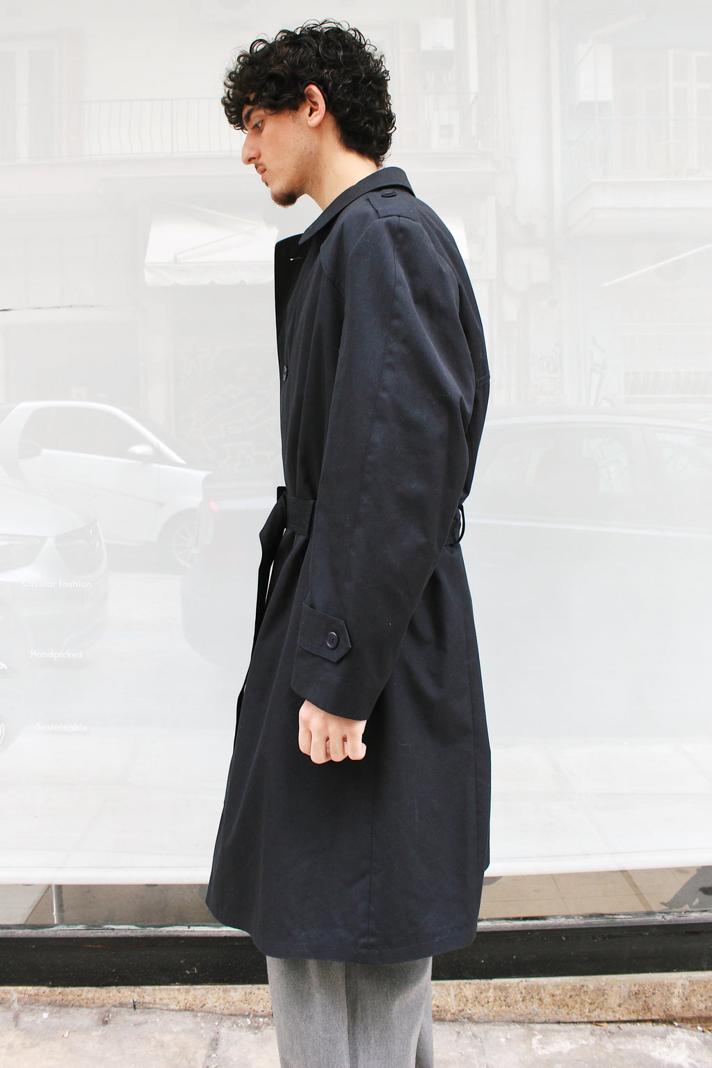 Black Belted Trench