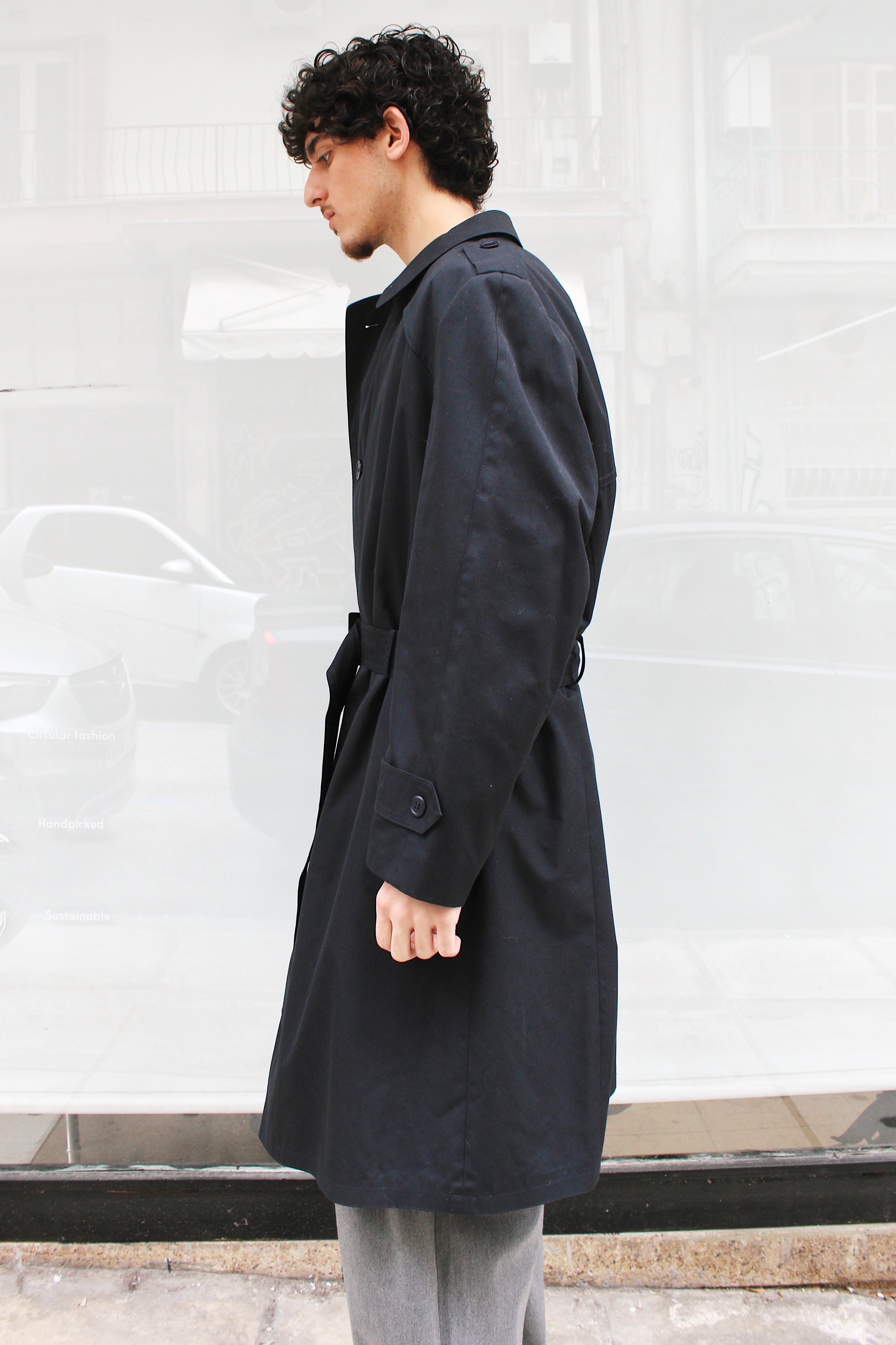 Black Belted Trench