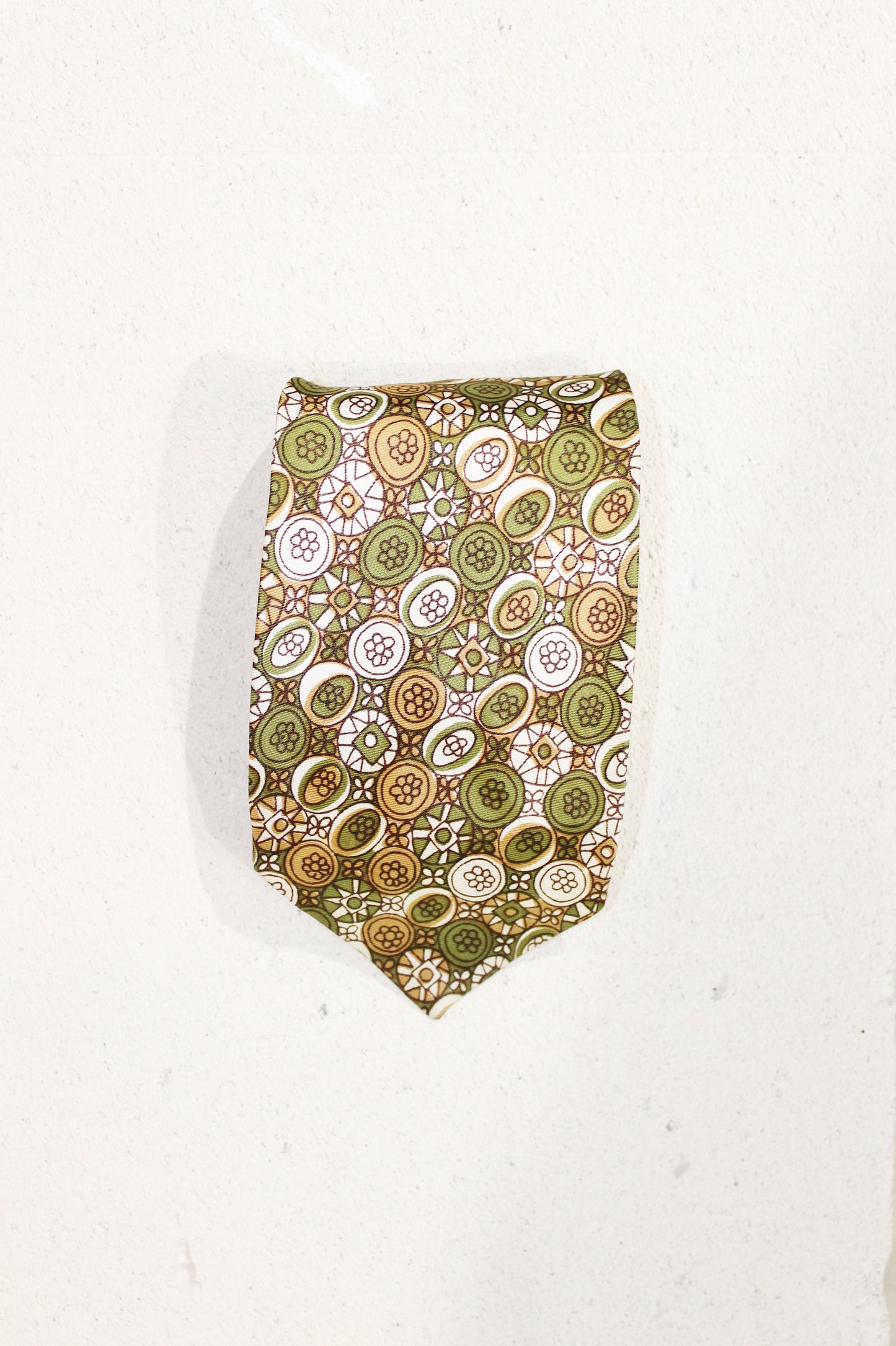 GEOMETRIC SILK TIE