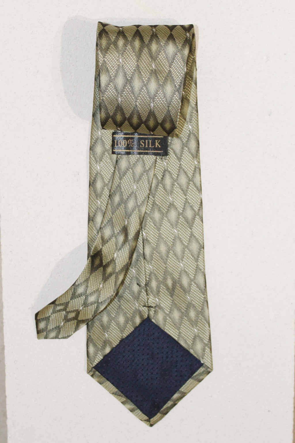 GEOMETRIC SILK TIE