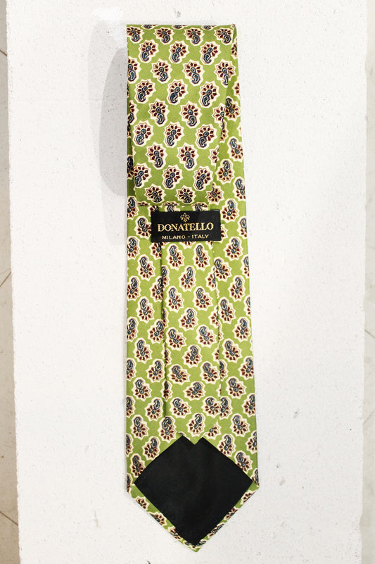 GEOMETRIC SILK TIE