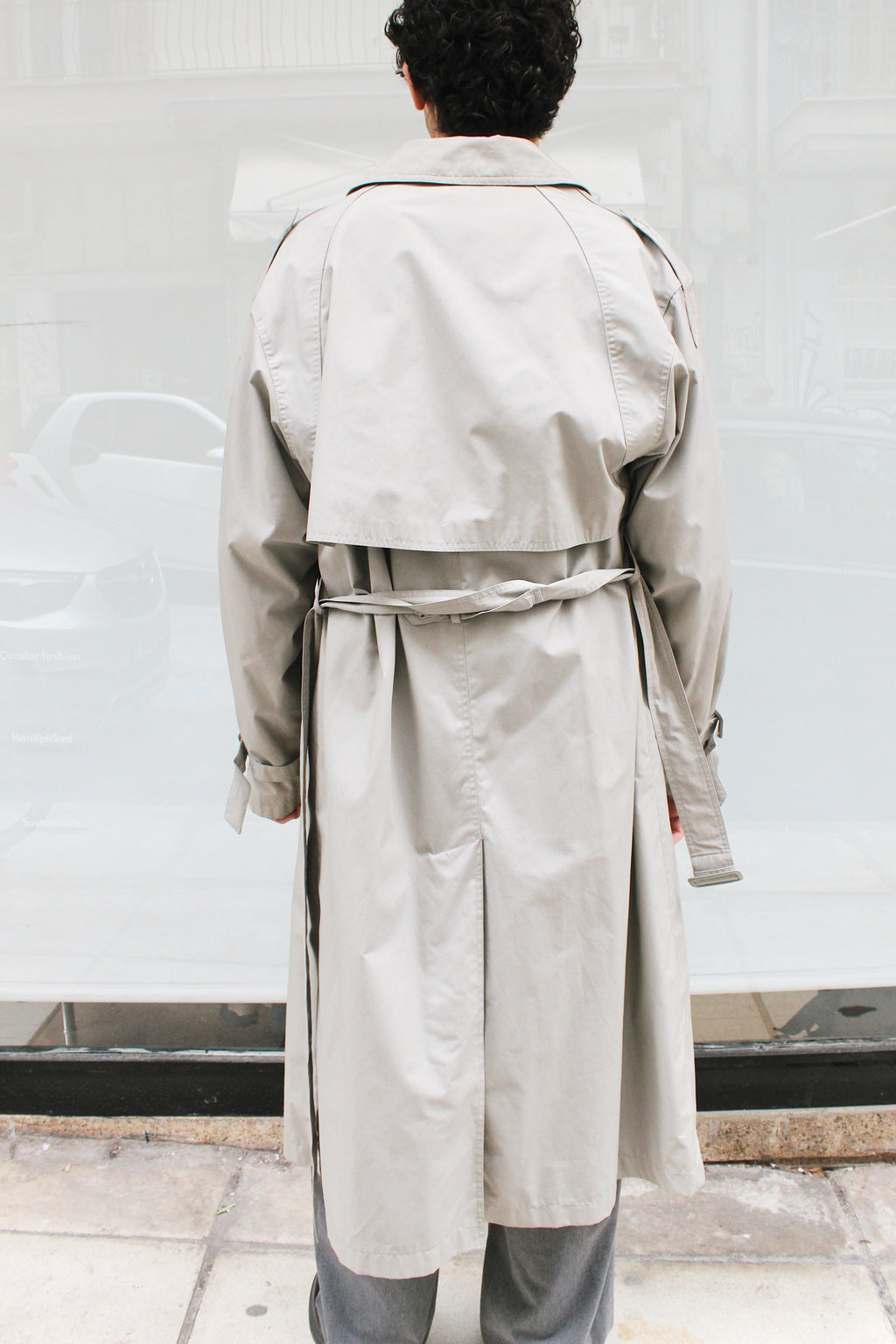 Light Beige Trench Coat
