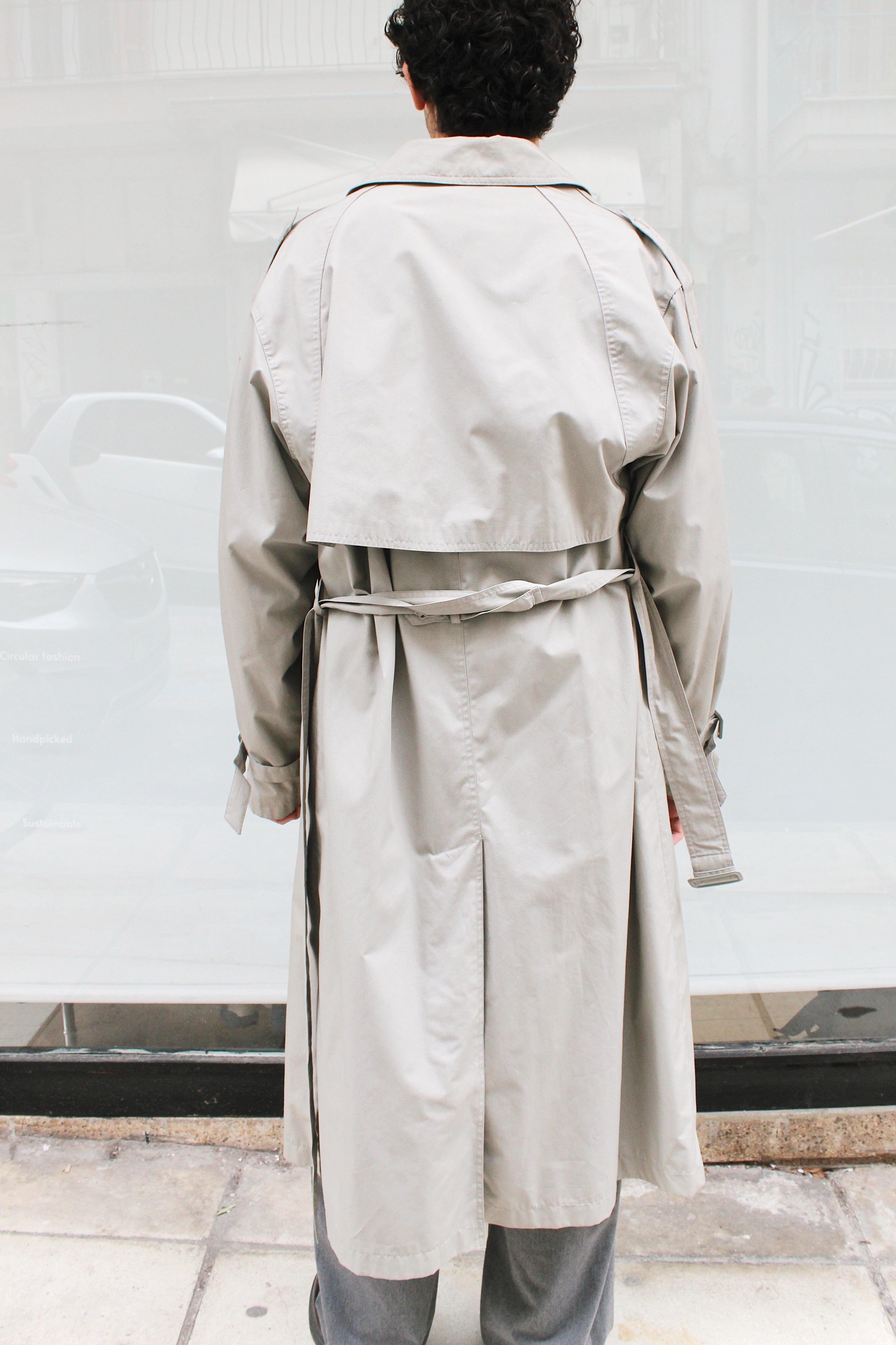 Light Beige Trench Coat