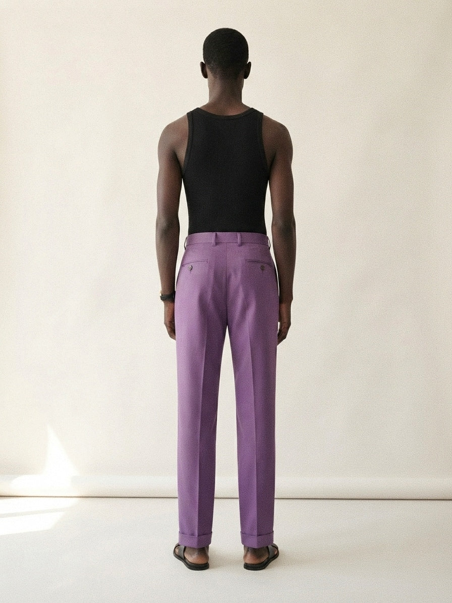 Light Purple Pleated