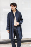 Navy Blue Trench Coat