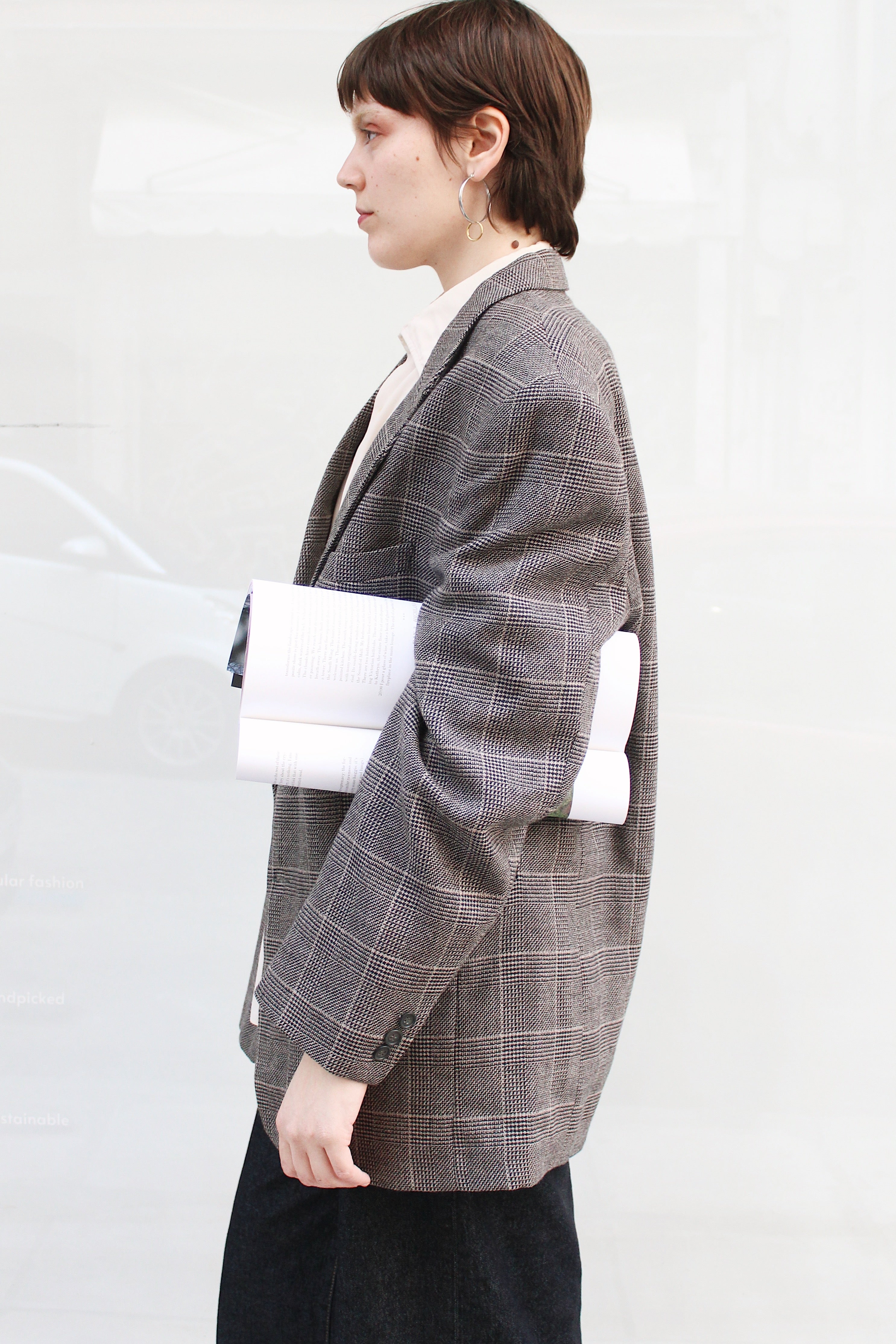 Ckeckered Blazer