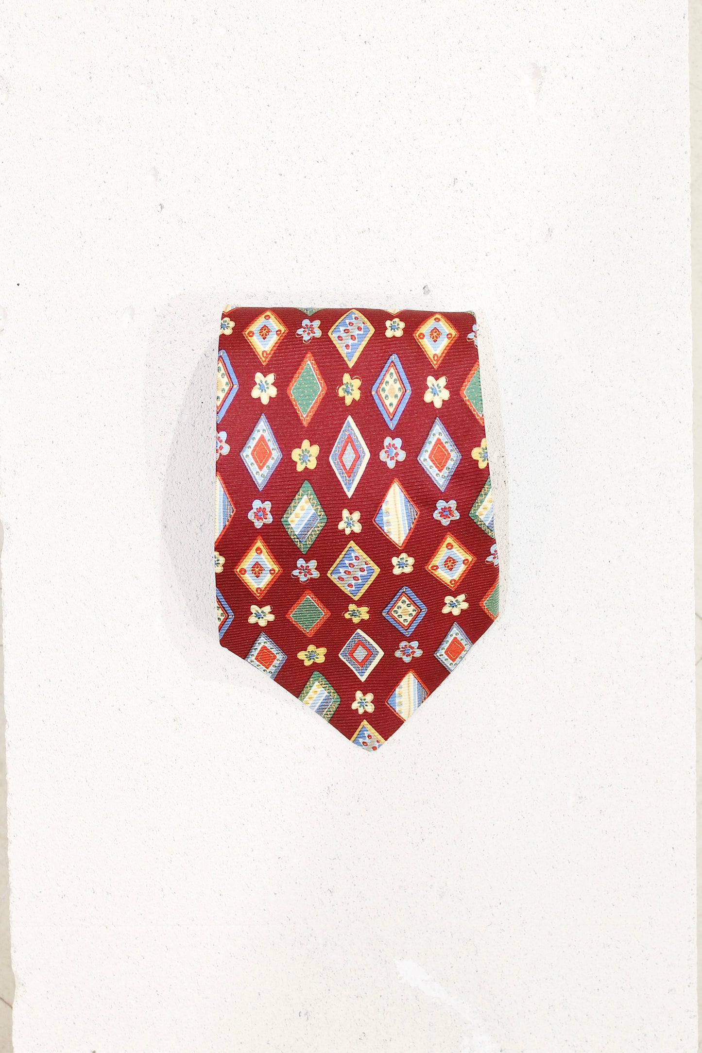 GEOMETRIC SILK TIE
