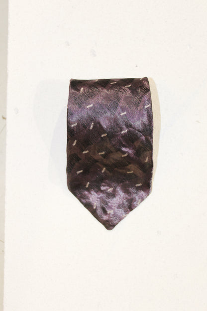 GEOMETRIC SILK TIE