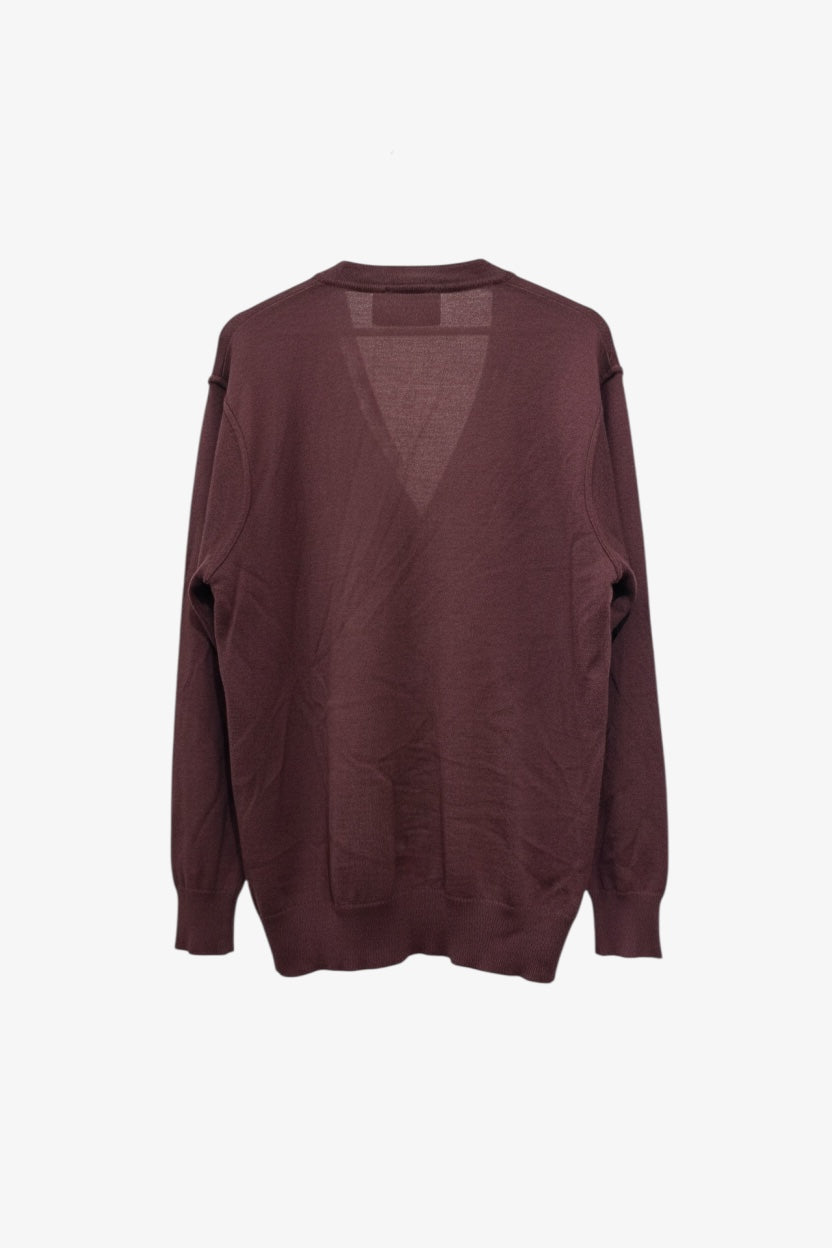 Burgundy Cardigan