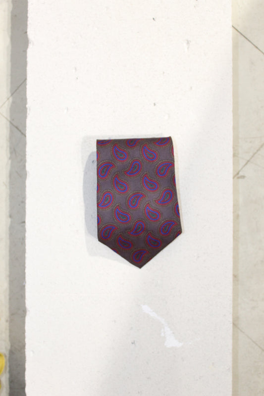 GEOMETRIC SILK TIE