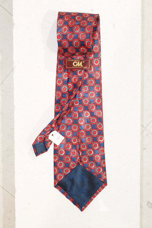 GEOMETRIC SILK TIE