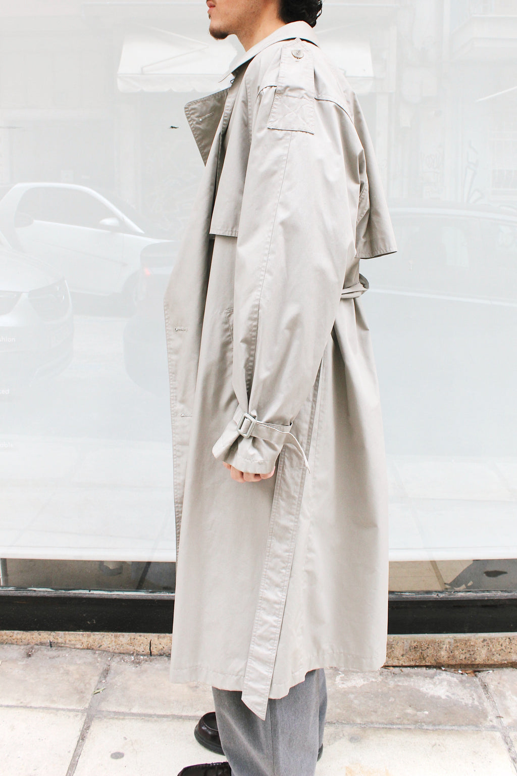 Light Beige Trench Coat