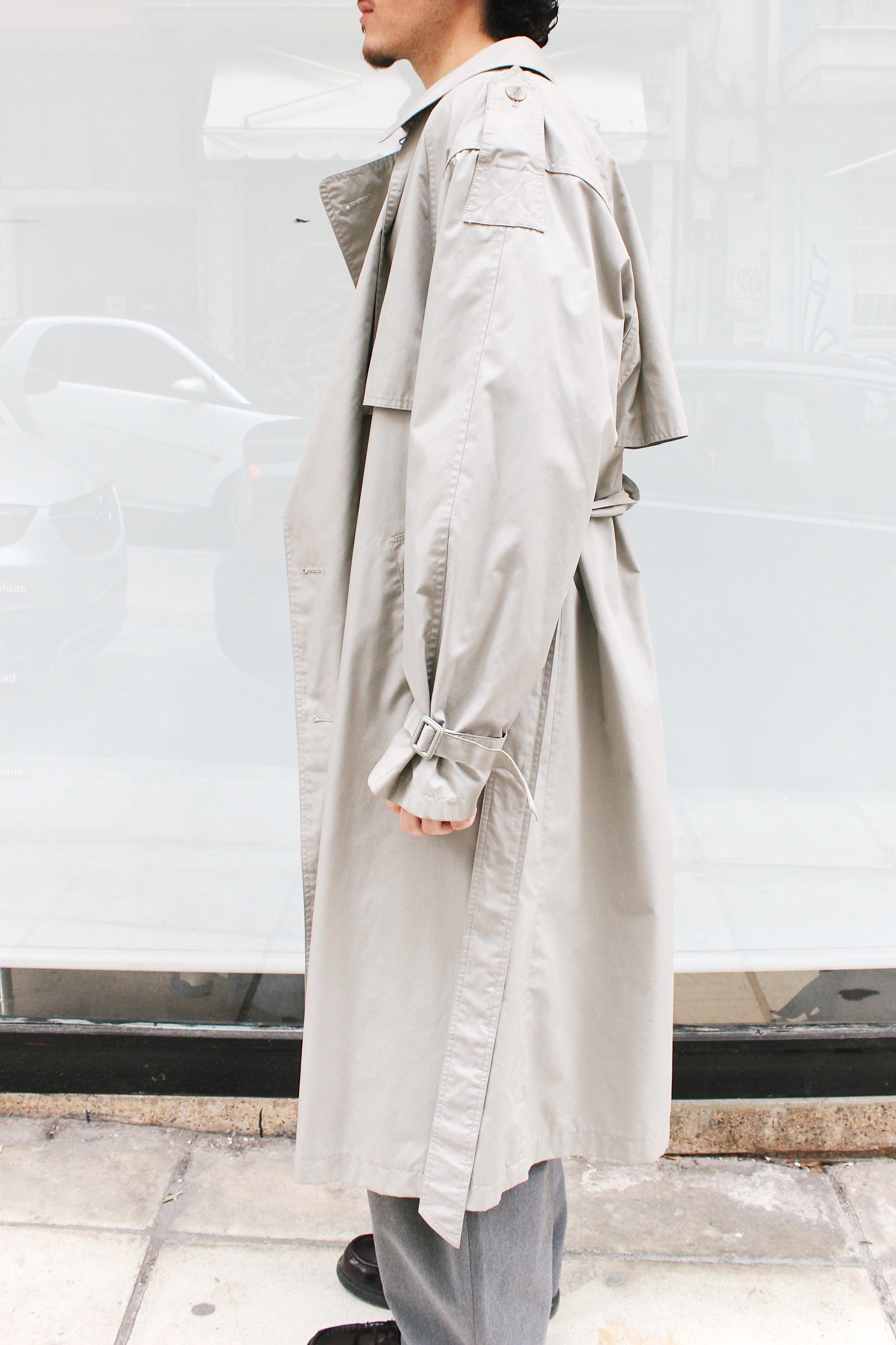 Light Beige Trench Coat