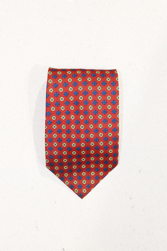 GEOMETRIC SILK TIE