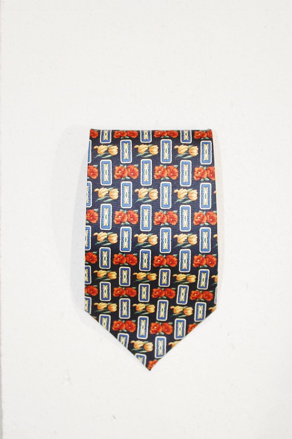 GEOMETRIC SILK TIE