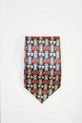 GEOMETRIC SILK TIE