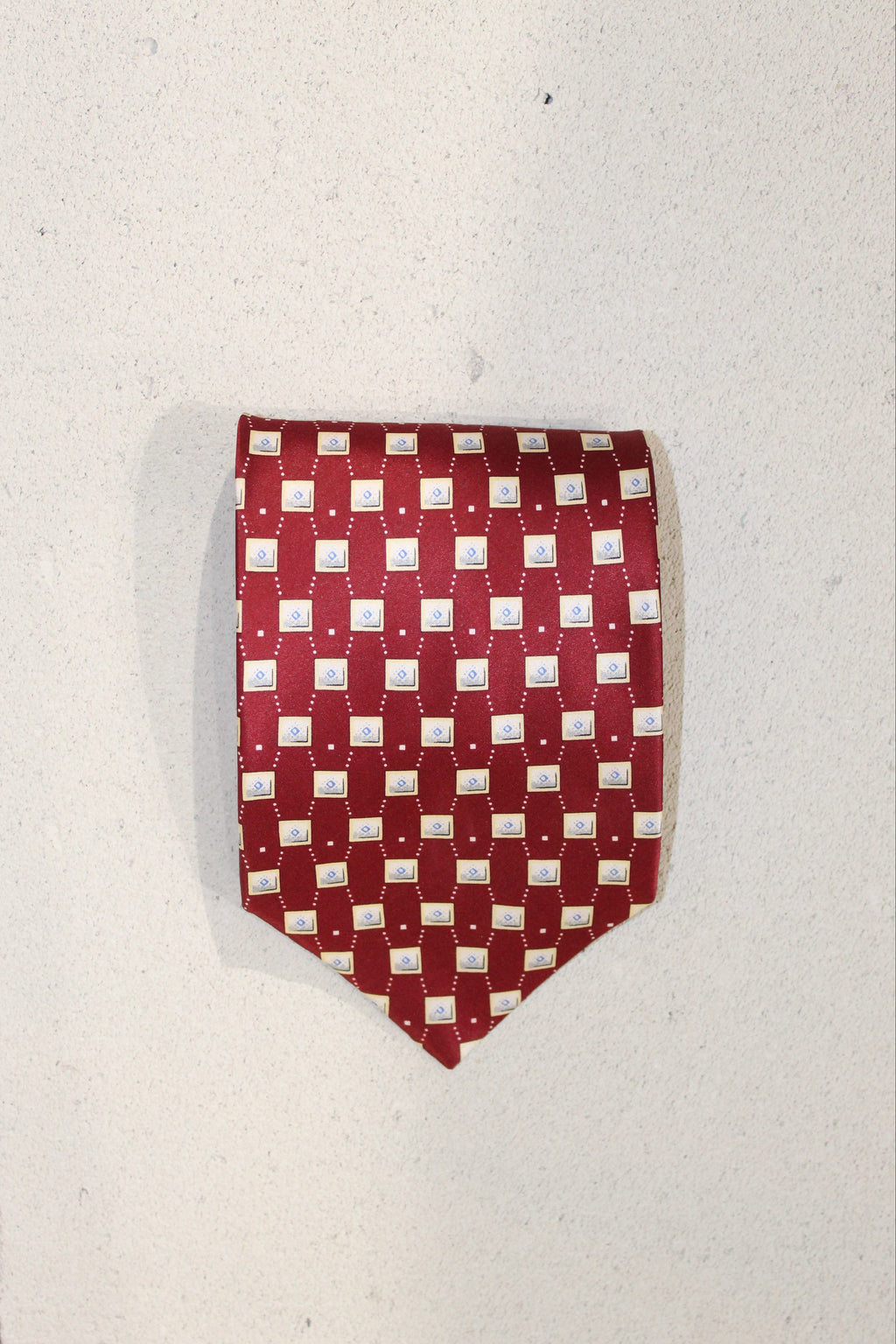 GEOMETRIC SILK TIE