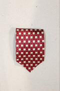 GEOMETRIC SILK TIE
