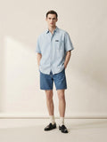Blue Denim Short Sleeve