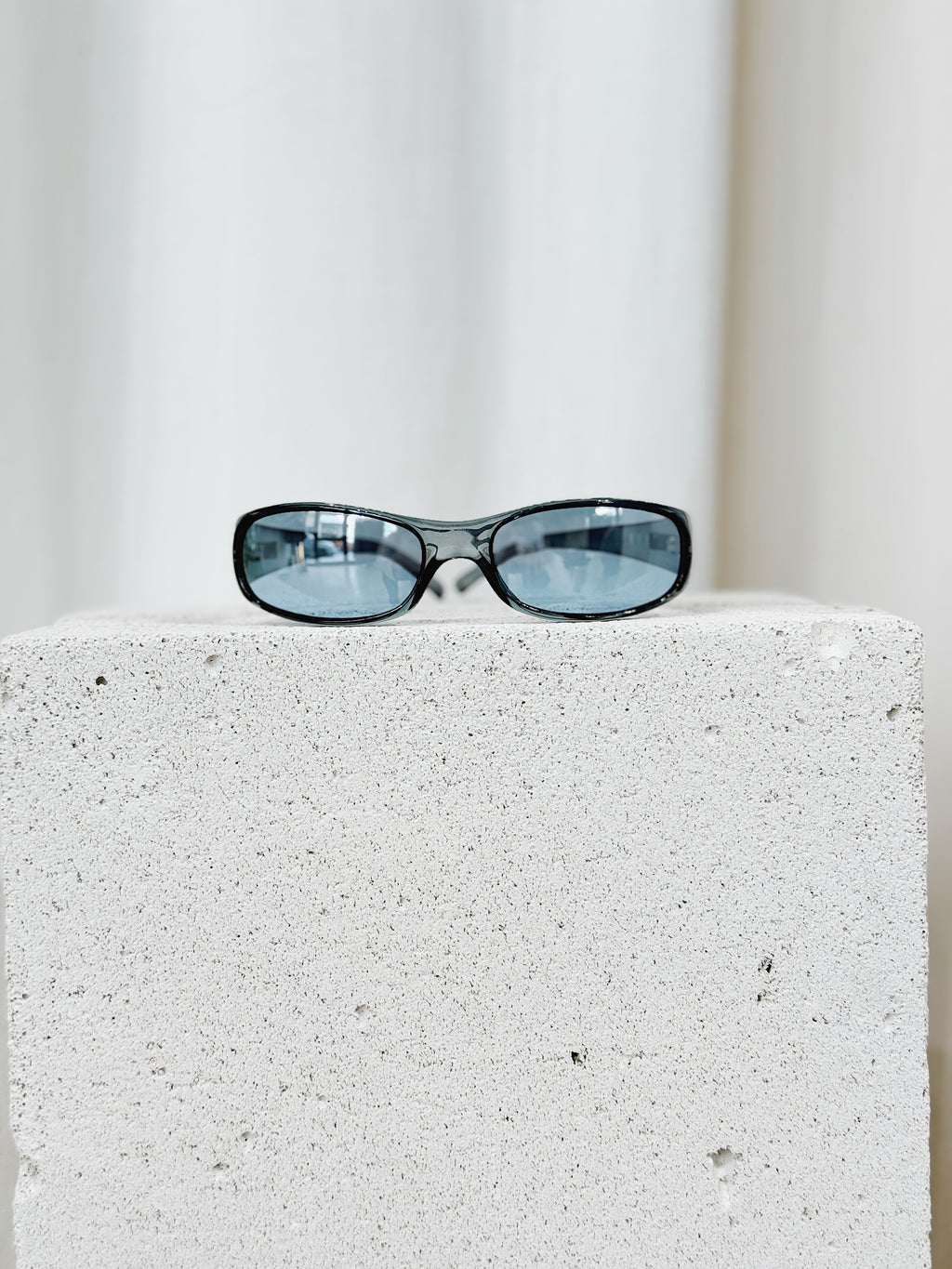 Retro-Futuristic Oval Sunglasses