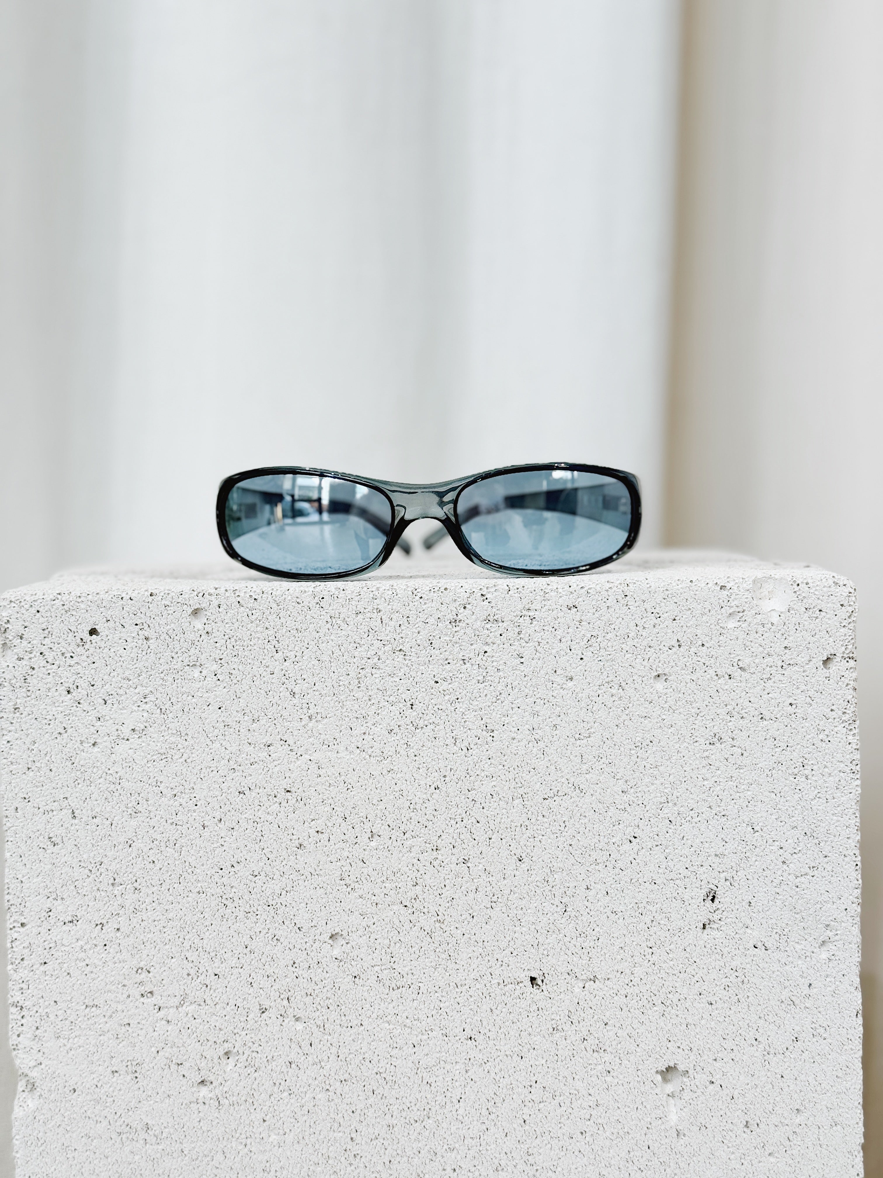 Retro-Futuristic Oval Sunglasses