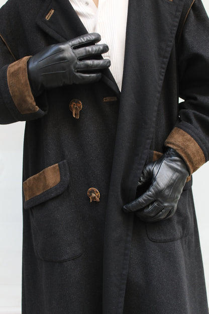 Austian Black Overcoat